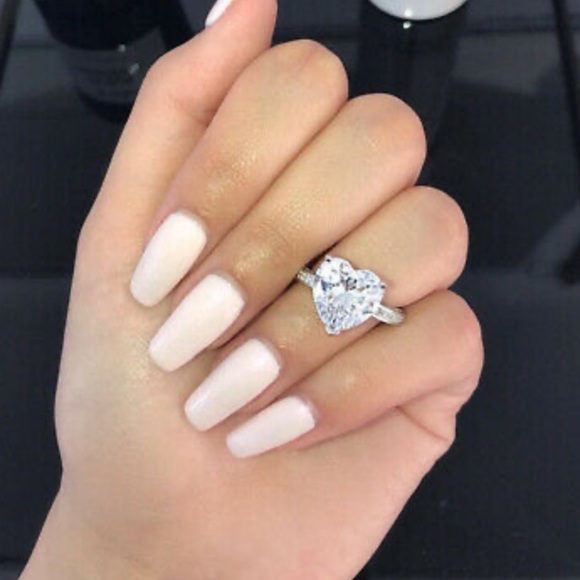 NEW Elegant Heart 925 Sterling Silver Ring - Picture 3 of 7